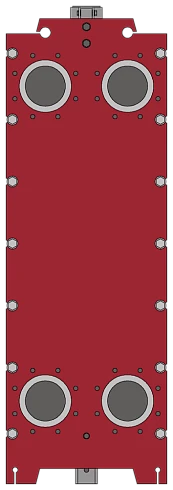 Пластинчатый теплообменник для бассейна РоСВЕП GCD-054 / GCP-054